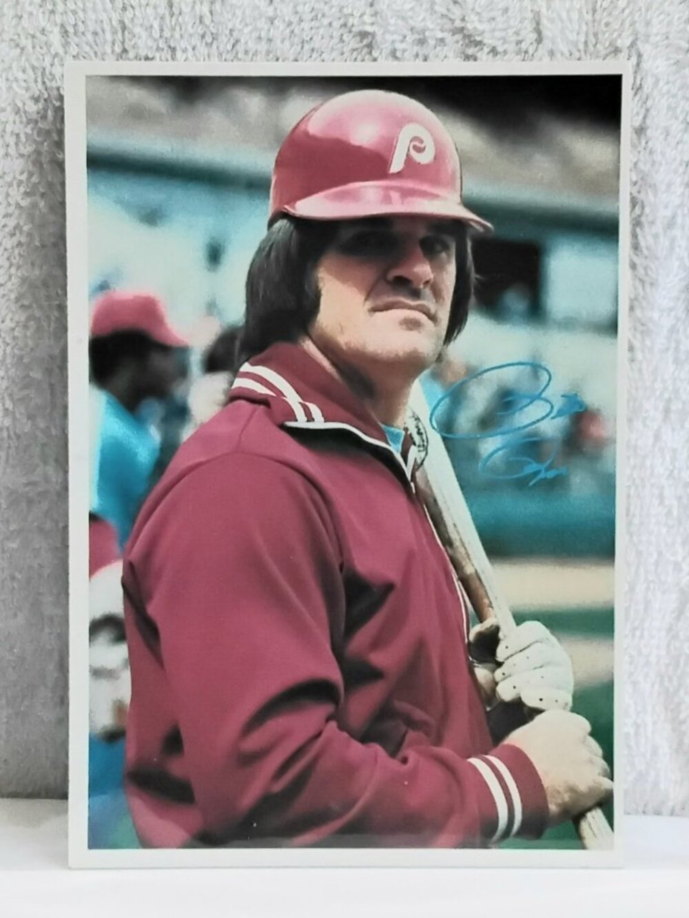 3/$25 VG/E 1980 Topps 5" x 7" Pete Rose Jumbo MLB Signature Card 19!!